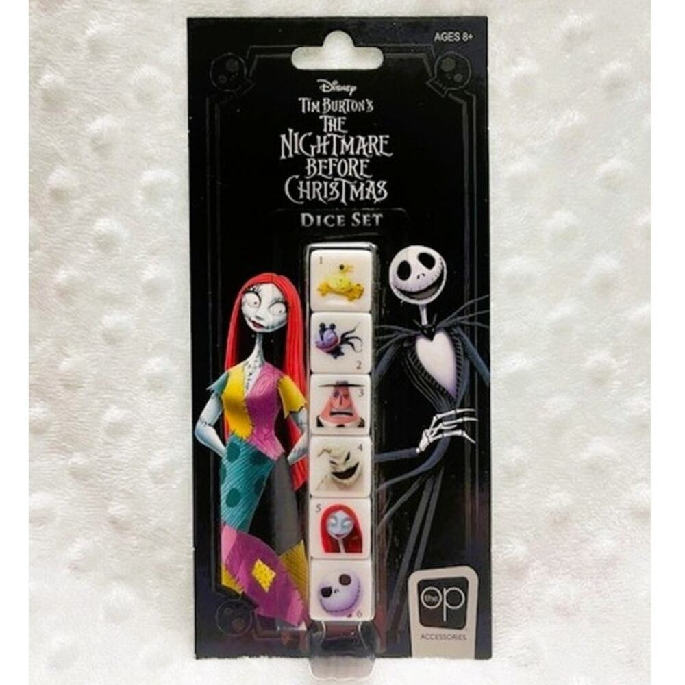 Tim Burton's The Nightmare Before Christmas Themed Collectible Dice Set-NEW